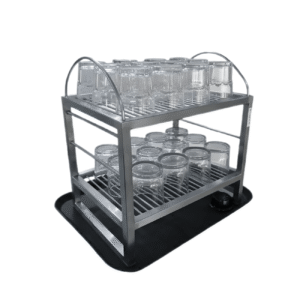 ESCURRIDOR DE VASOS DE 3 REPISAS