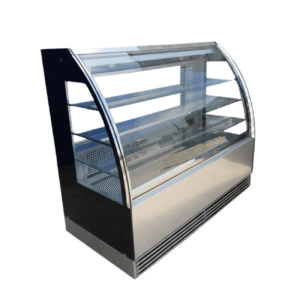 EXHIBIDORA CURVA REFRIGERADA