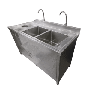 LAVADERO INDUSTRIAL DOBLE CON ESCURRIDOR