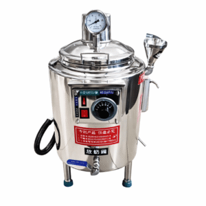 • Construido en acero inoxidable. • Capacidad de 35 litros. • Medidor de capacidad a la vista. • Sistema automático de funcionamiento con regulación de temperatura. • Voltaje:380V (Trifasico) • Energía: 3.5kw • Peso: 30kg • Dimensión (L * W * H) • 475*475*700mm • Certificación ISO 9001 • Pasteurización Líquida • Calienta de 0 - 100 ℃ • Enfría por agua a 10 - 7℃