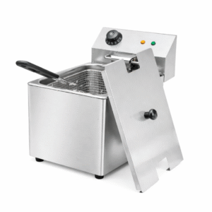 • Incluye canastilla. • Temperatura de 50°C - 200°C • Potencia 2850W • Dimensión: 27 ancho*45 fondo* 32 alto cm. • Tamaño de bandeja de aceite ½ • 26,5 * 32,5 * 20 cm • Peso neto 6.6KG • Estructura de acero Inoxidable.