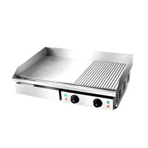 • Estructura y plancha de • Acero Inoxidable. • Alimentación: 4400 W • Plancha 72,8*40 cm • Grosor de Plancha de 8 mm • Dimensiones: 73*52*23cm • Peso 38 Kg