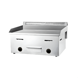 • Estructura y plancha de • Acero Inoxidable. • Tipo de gas GLP/ • Presión de gas 2800pa • Plancha 72,6*40cm • Dimensiones: 73*56*43cm • Peso 35 Kg