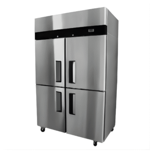 • Refrigerador industrial modelo GVR4PS-1000 • Temperatura de trabajo de -2°C a 8°C. • Sistema de refrigeración con circulación de aire forzado. • Estructura de 2 cuerpos con 4 puertas abatibles. • Aislación por inyección de polipropileno de alta densidad, que mantiene una temperatura óptima.