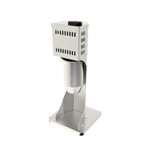 • Capacidad: 800 ml. • Potencia: 500 W • Consumo de energía: 0,5 Kw/h. • Energía 220v/60Hz • Velocidad: 15 000 rpm. • Dimensiones: 20 cm ancho x 20 cm fondo x 49 cm alto. • Peso: 3,2 Kg. • Estructura de acero inoxidable.