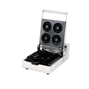 • 4 Donas grandes • Poder 1230W • Temperatura de 0°C - 300°C • Diámetro de la dona 85 mm. • Profundidad de la dona 28 mm. • Estructura de Acero Inoxidable. • Dimensiones: 25,5*47*18cm • Peso bruto: 10 kg