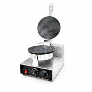 • Incluye molde para hacer cono • Recubrimiento antiadherente • Potencia: 1300W • Diámetro de la placa: 21cm • Dimensiones: 25* 39*26cm • Peso bruto: 7.5 kg • Estructura de Acero Inoxidable.