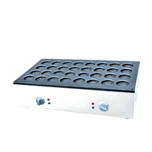 • 32 Hoyos redóndos. • Potencia: 3000W • Diámetro del círculo: 7,2cm • Dimensiones: 60 * 45 * 17cm • Peso bruto: 30 KG • Estructura de Acero Inoxidable.