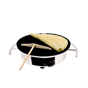 • Diámetro de la plancha: 40 cm. • Potencia de 2900 w • Rango temperatura 50ºC a 300ºC • Plancha de hierro fundido • Doble baño de teflón. • Base de Acero Inoxidable. • Dimensiones: 52 cm * 52 cm * 14 cm.