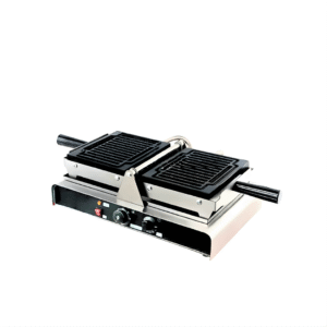 • Recubrimiento antiadherente de 3 capas. • Dimensiones: 68,5 * 35 * 18 CM • Longitud de waffle : 120MM • Ancho de waffle simple: 8MM • Profundidad de waffle simple: 8MM • Estructura de acero Inoxidable.