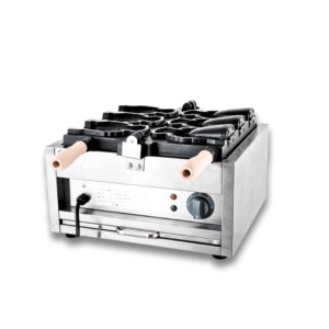 • Cuenta con 3 moldes. • Potencia: 2000W • Doble baño de teflón. • Base de acero Inoxidable. • Tamaño de forma de pez:17 9 6cm • Dimensiones: 35 42 28cm • Peso bruto: 21 kg