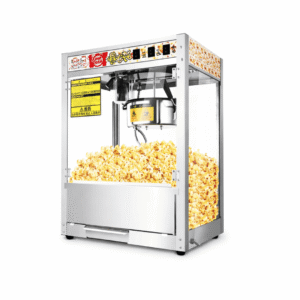 • Fabricado en acero inoxidable. • Olla de teflón cubierta en acero inoxidable • Producción cada 3 minutos • Iluminación interior • Dimensiones de caja 55.5 * 40.5 * 63 cm • Dimensiones de equipo 500 *360 * 675 cm • Consumo 6,8 Kw / 24 h • Energía 220v/60Hz • Potencia 1250 • Peso Equipo 18.5 kg