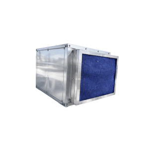 Material: Estructura metálica (acero galvanizado / inoxidable según requerimiento) Motor:1hp – 2hp – 3hp – 4hp – 5hp Especificaciones técnicas: • Motor eléctrico de alto rendimiento • Caja protectora metálica • Sistema de inyección de aire forzado • Diseño compacto y resistente a la intemperie • Fácil acceso para mantenimiento Características: • Protección del motor contra polvo y humedad • Alta eficiencia en ventilación • Bajo nivel de vibración • Larga vida útil Uso: • Inyección de aire en sistemas de ventilación • Renovación de aire en ambientes cerrados • Aplicación en cocinas industriales y sistemas HVAC Dimensiones: • Fabricación según diseño y requerimiento